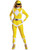 Adult's Womens Mighty Morphin Power Rangers Yellow Ranger Deluxe Costume