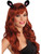 Black Cat Hair Clip On Animal Ears Costume Accessory