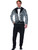 Men's Silver Sequin Gentleman Costume Tailcoat