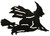 Halloween Witch Silhouette Cut Out Decoration