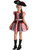 Patchwork Pirate High Seas Matey Classic Girl's Costume