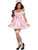 Adult's Womens Candee Striper Nurse Dress Costume