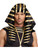 Mens Black And Gold Ancient Egyptian Pharaoh Headpiece Costume Accessory