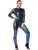 Womens Stretchy Dragon Scale Skin Jumpsuit Costume