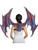 Supersoft Purple Ultimate Dragon Wings Costume Accessory