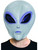 Classic Grey Alien Mask Costume Accessory