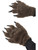 Mens Brown Monster Furry Claw Hands Gloves Costume Accessory