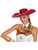 Toy Story 4 Jessie Adult's Glam Hat And Bow Costume Accessory Kit