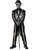 Men's Bone Chillin' Skeleton Tuxedo Suit Costume