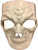 Adult's White Skull Hard Mask Costume Accessory