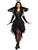 Adults Women's Fallen Black Angel Of Darkness Costume 1XL 16-18
