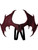Supersoft Dark Purple Mini Dragon Wings Costume Accessory