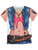Western Country Cowgirl Sublimated Shirt Women's Costume