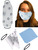 White Bandana Face Mask DIY Kit