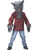 Gray Tranformed Full Moon Werewolf Boy's Costume