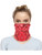 Red Bandana Neck Gaiter Nose And Mouth Protector