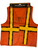 Child's Orange Construction Worker Vest Costume Accessory