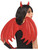 Red Dragon Fantasy Beast Wings Costume Accessory