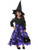 Girl's Light Up Purple Witch Costume