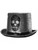 Reversible Silver Sequin Skull Top Hat Costume Accessory