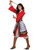 Mulan Hero Red Dress Deluxe Women's Costume