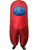 Child's Amongst Us Red Imposter Sus Crewmate Killer Inflatable Costume