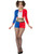 Crazy Rebel Clown Girl Women's Costume