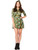 Pitches Army Camo Dress Women's Costume