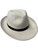 Adult's Deluxe White 20s Gangster Fedora Hat Costume Accessory