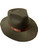 Adult's Trimless Detective Brown Fedora Costume Accessory