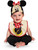 Child's Disney Minnie Mouse Bib And Hat Costume Accessory Set