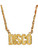 Funky 70s Gold Disco Chain Necklace Costume Accessory