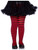 Child's Red And Black Stripe Tights XL 11-13 Costume Accessory