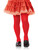 Child's Red Opaque Tights Medium 4-6 Costume Accessory