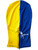Blue And Yellow Team Colors Fan Mask Costume Accessory