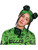 Adult's Billie Eilish Green Double Bun Wig Costume Accessory