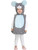 Cute Cuddly Lil Gray Mouse Toddler's Costume