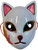 Light Up Anime Scar Cat Mask Costume Accessory