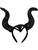 Adult's Dark Evil Royal Queen Horns Costume Accessory