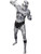 Classic Horror Face Monster Mouth Morphsuit Adult's Costume
