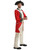 Revolutionary War British Red Coat Soldier Men's Costume