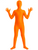 Basic Orange Spirit Bodysuit Child's Costume
