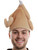 Plush Roasted Turkey Thanksgiving Hat Costume Accessory