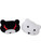 Black And White Anime Bear Hair Clips Costume Accessory