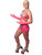 80s Pink Fashion Doll Beach Rollerblading Suit Women's Costume