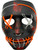 Heavy Cross Hatch Mask 2-Color Aqua Orange Party Wire EL Light Up Accessory