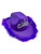 Adult's Purple Cowboy Hat With Light Up Tiara And Feather Trim
