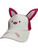 Pink Easter Bunny Baseball Hat With Ears Costume Accessory