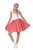 Red Polka Dot Skirt & Necktie Women's Costume