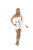 Golden Greek Goddess Short Toga Dress Women's Costume